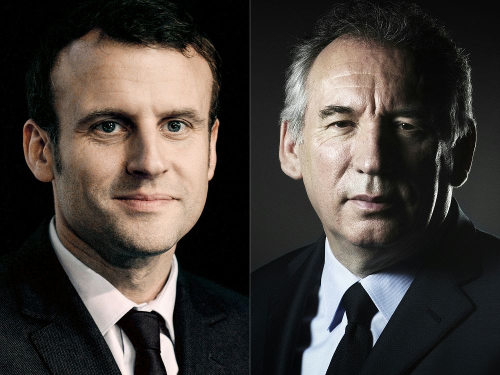 Emmanuel Macron avec François Bayrou